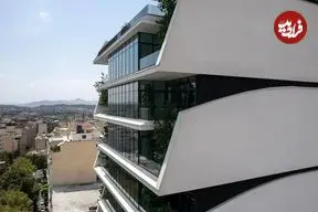 تصاویر؛ ساختمان مسکونی نسرین؛ یکی از مدرن ترین نمونه های معماری در فرمانیه تهران 