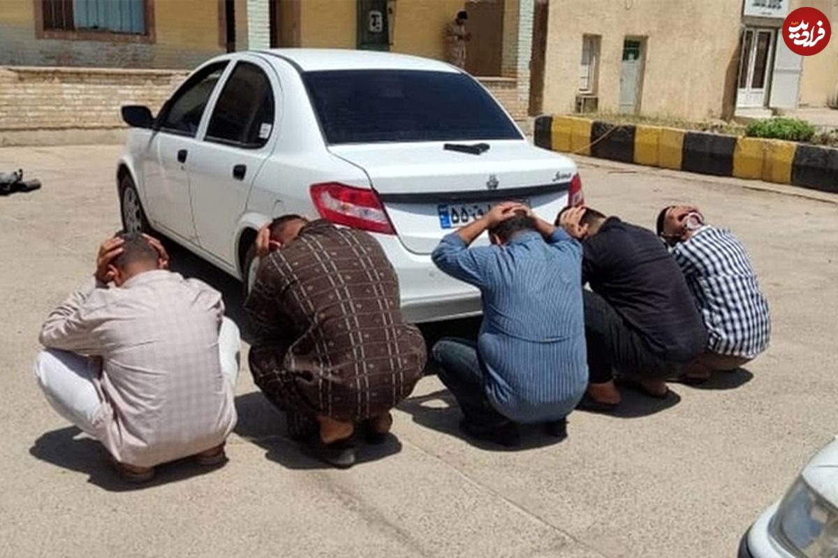 لحظه دستگیری قاتلان مجید عبدالباقی