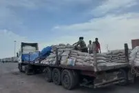 (ویدئو) صادرات سیمان مفت به افغانستان برای سدسازی علیه ایران!