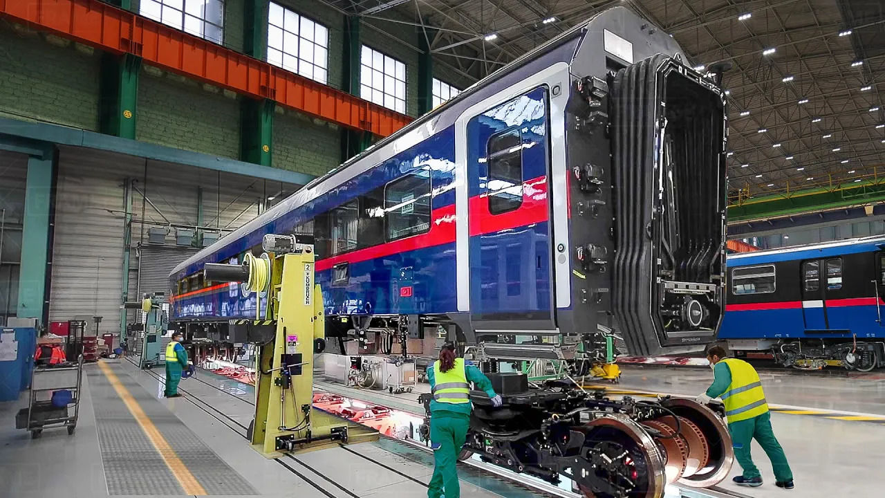 (ویدئو) چگونه واگن های قطار مدرن در کارخانه های مشهور اروپایی ساخته می شوند؟