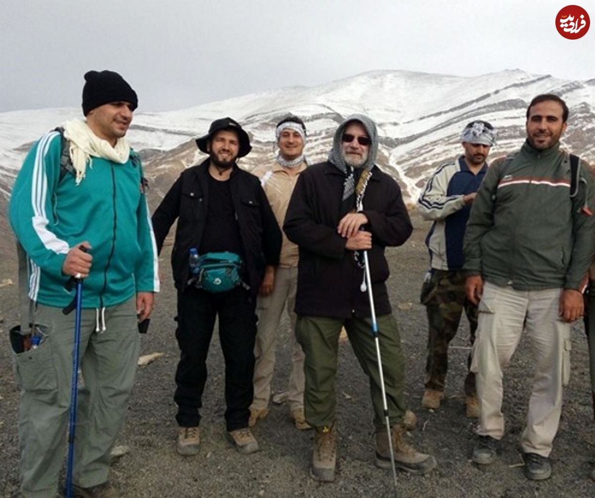 کوه‌پیمایی علی لاریجانی در ارتفاعات تهران