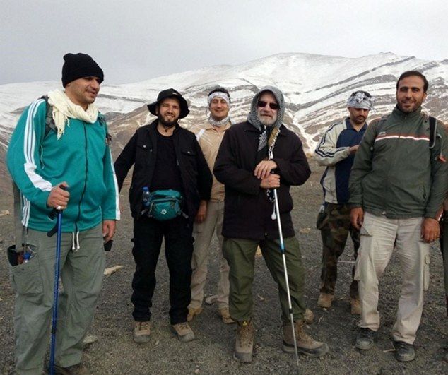 کوه‌پیمایی علی لاریجانی در ارتفاعات تهران