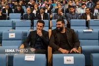 تصاویر/ ورزشکارانی که به افطاری روحانی رفتند