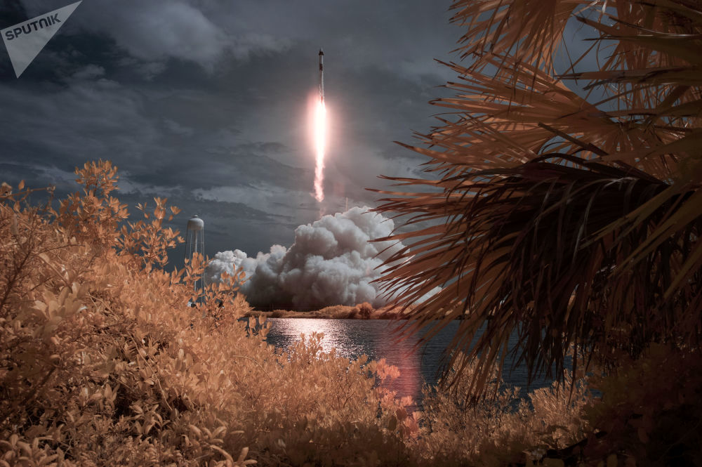 تصاویر/ اولین پرتاب فضاپیمای کرو دراگون