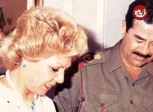 عکس| سفر در زمان؛ «صدام و همسر اول اش، ساجده» در یک جشن خانوادگی؛ دهه 60