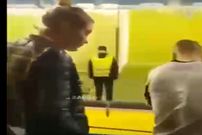 (ویدئو) مشت و لگد‌های بی‌رحمانه دختر جوان بر صورت پسر جوان!