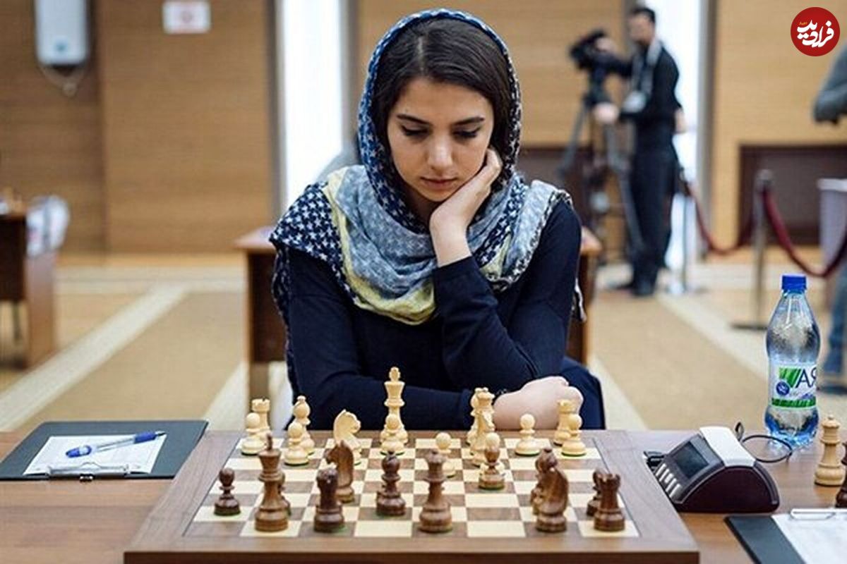 (عکس) مسابقه شطرنج جالب سارا خادم الشریعه با نخست وزیر اسپانیا