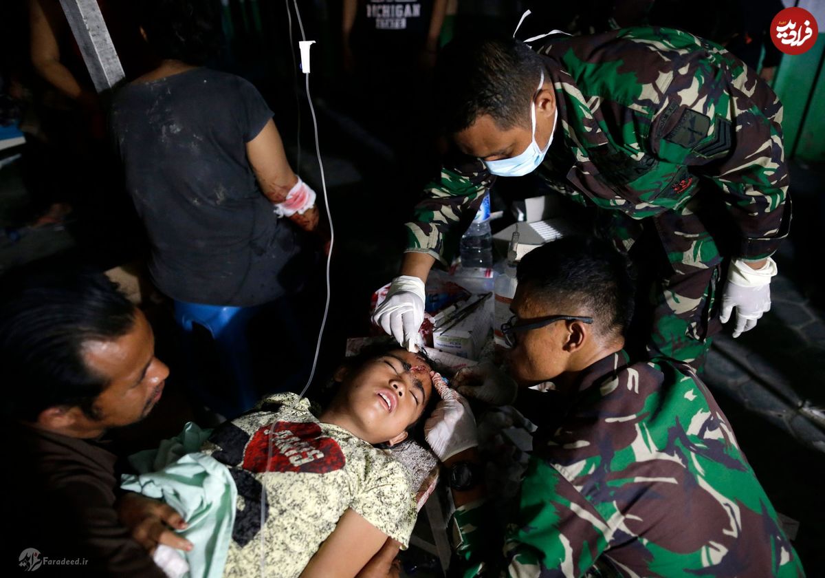 تصاویر/ افزایش میزان تلفات سونامی اندونزی