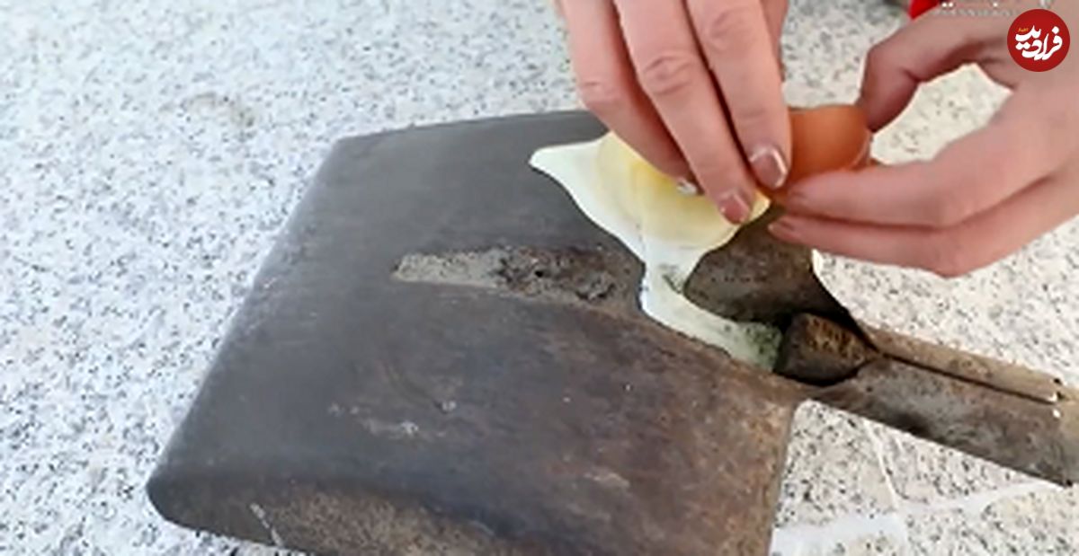(ویدئو) یخ زدن تخم مرغ شکسته در دمای منفی ۵۳ درجه
