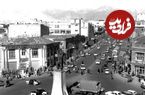 عکس؛ سفر در زمان؛ تهران دهه ۴۰؛ میدان مخبرالدوله و ماشین‌های کلاسیک خاص!