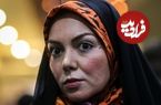 عکس؛ سفر در زمان؛ «آزاده نامداری» در کنار همسر دوم اش در یک مراسم؛ سال 98