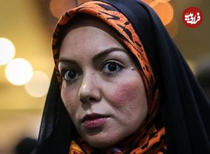 عکس؛ سفر در زمان؛ «آزاده نامداری» در کنار همسر دوم اش در یک مراسم؛ سال 98