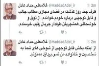 واکنش حدادعادل به شوخی‌های انتخاباتی با او
