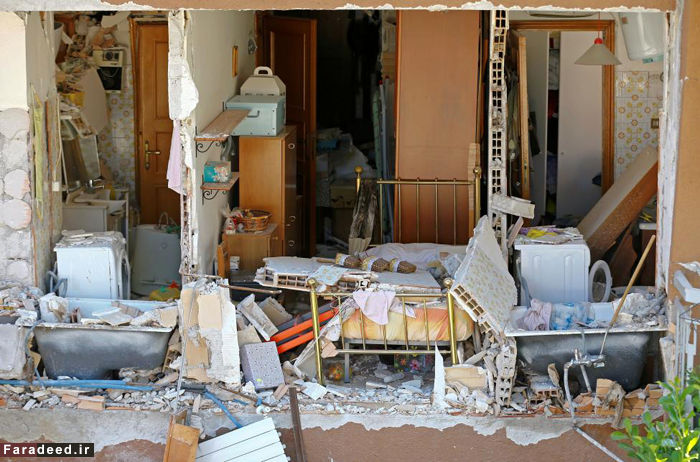 تصاویر/ خسارت‌های زلزله مهیب در ایتالیا