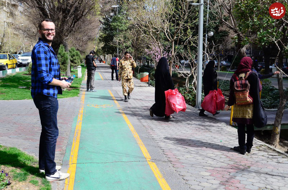 تصاویر/ ماجراجوی آمریکایی در تهران