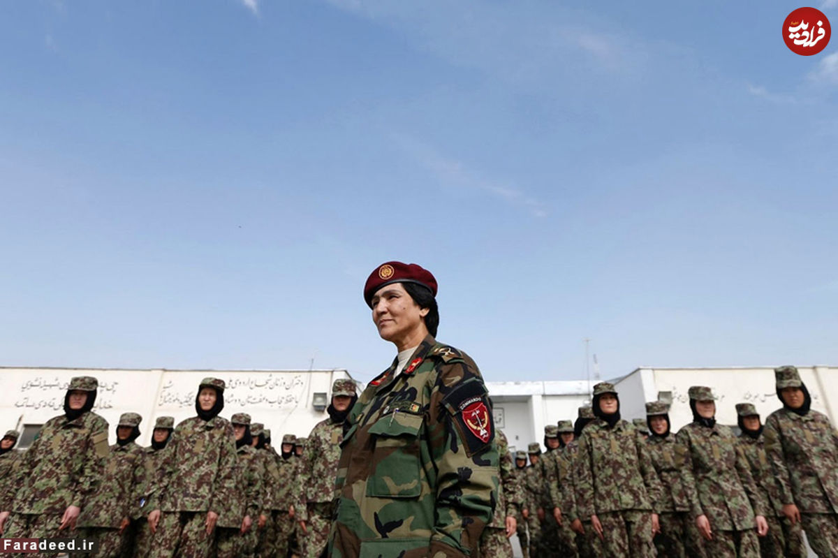 تصاویر/ پادگان آموزشی زنان در افغانستان