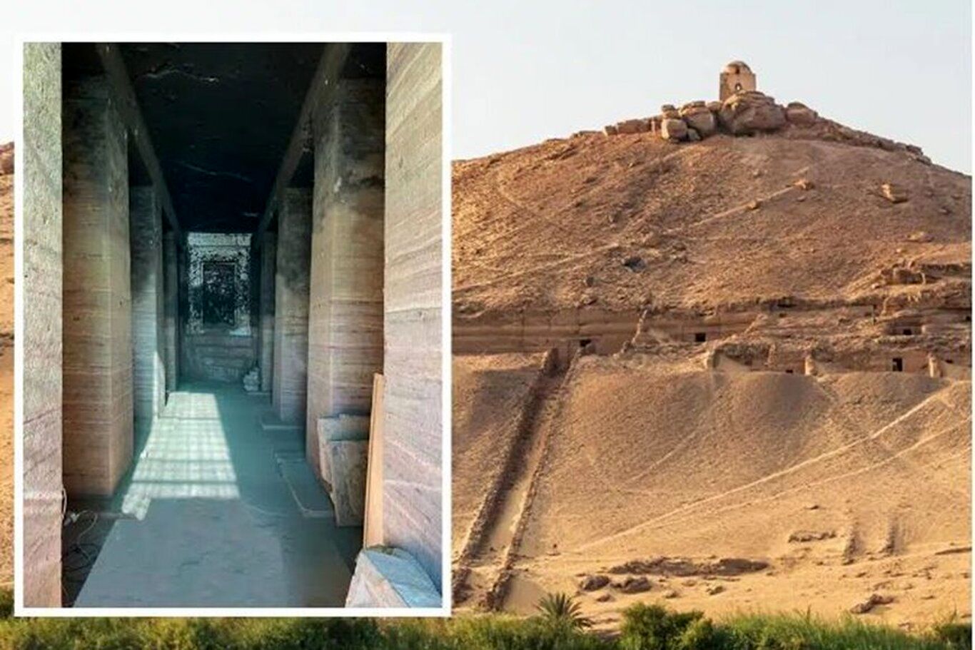(تصاویر) کشف قدیمی‌ترین مقبره مصر باستان با نماد‌هایی از غلبه نور بر تاریکی!