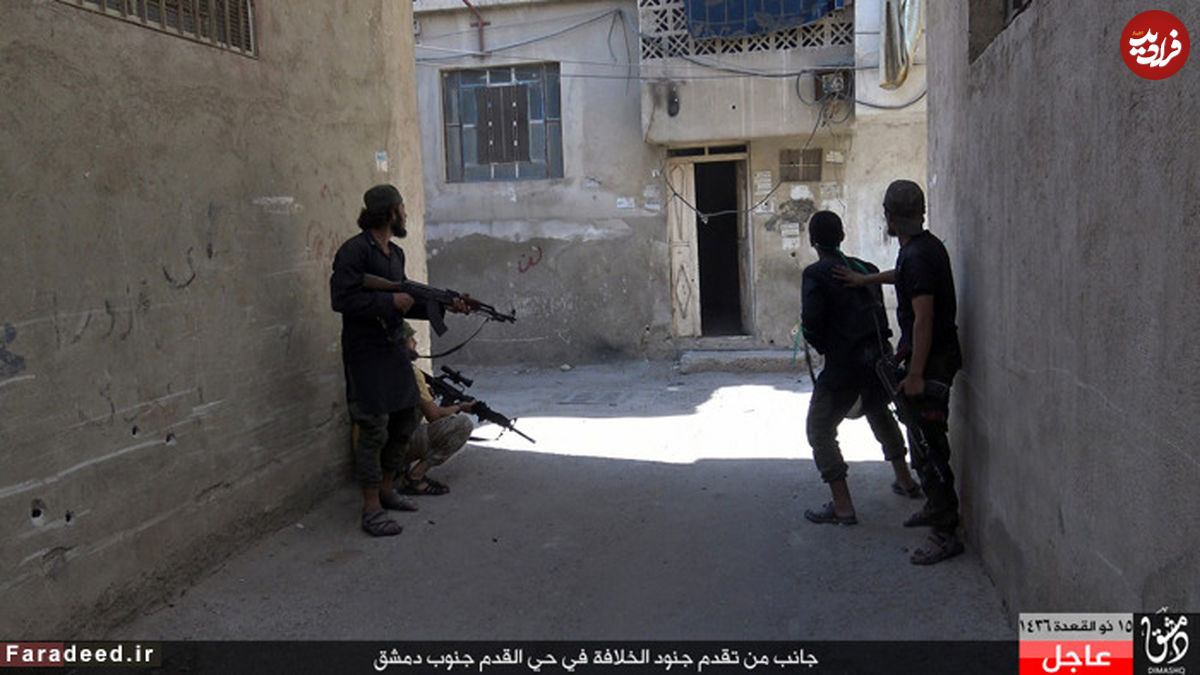(تصاویر) پیشروی داعش در جنوب دمشق
