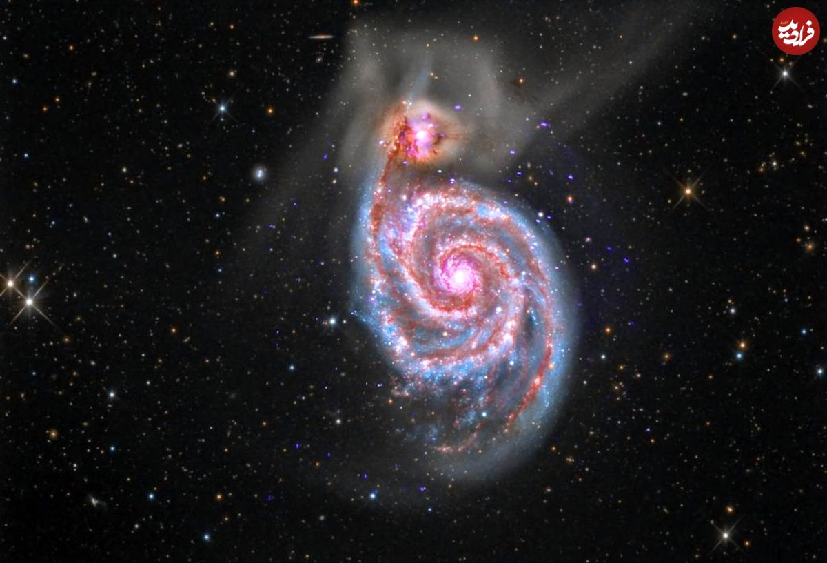 کهکشان اسرارآمیزی که به راه شیری کوبید
