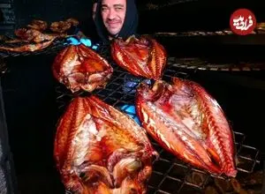 ببینید| غذای خیابانی در نیوزلند؛ تهیه ماهی دودی و خوراک ماهی و چیپس در ولینگتون