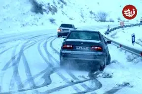 بارش برف ۹ جاده را مسدود کرد