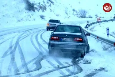 بارش برف ۹ جاده را مسدود کرد