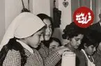 عکس| سفر زمان؛ دختران دانش‌آموز در کلاس آشپزی؛ سال 52
