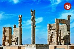 عکس؛ سفر در زمان؛ نخستین فیلمبرداری از تخت جمشید