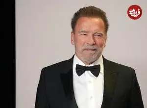 عکس| سفر در زمان؛ «آرنولد» و همسرش در مراسمی با حضور ریگان در لس‌آنجلس؛ سال 1367