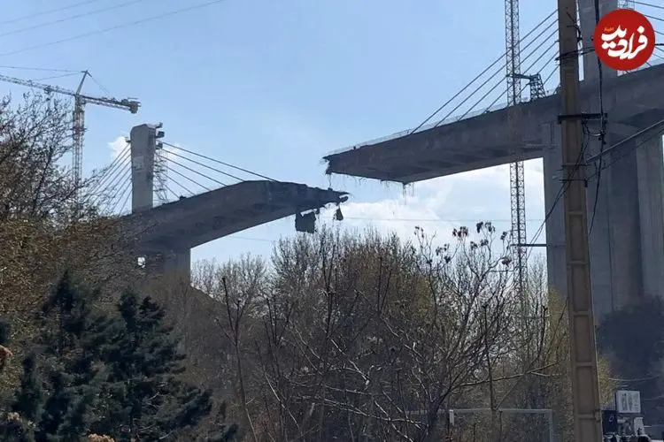 ببینید | تصاویر کمتر دیده شده از لحظه حمله دشمن اسرائیلی-آمریکایی به پل بی 1 کرج