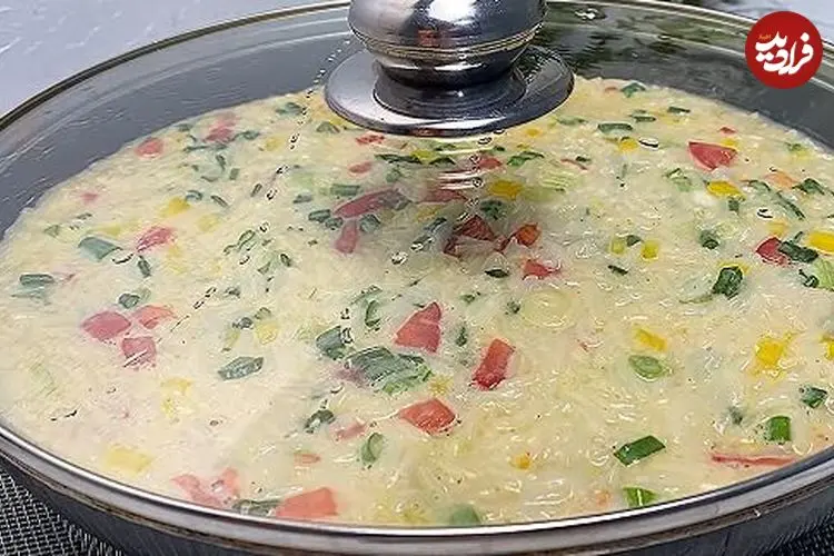 ببینید| طرز تهیه یک غذای ساده با برنج و تخم مرغ