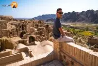 توریست سوئدی خوشحال در ایران