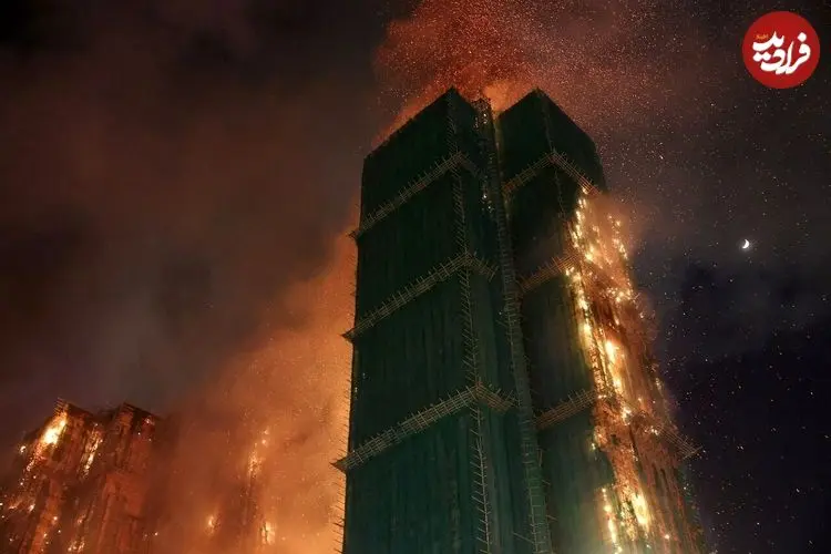 آتش‌سوزی‌های مرگبار برج‌های ۲ هزار واحدی هنگ‌کنگ؛ ۴۴ نفر کشته شدند