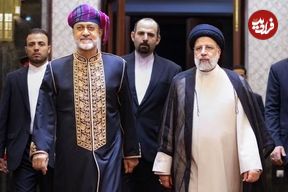 (عکس) لباس سلطان عمان در ضیافت شام رئیسی 