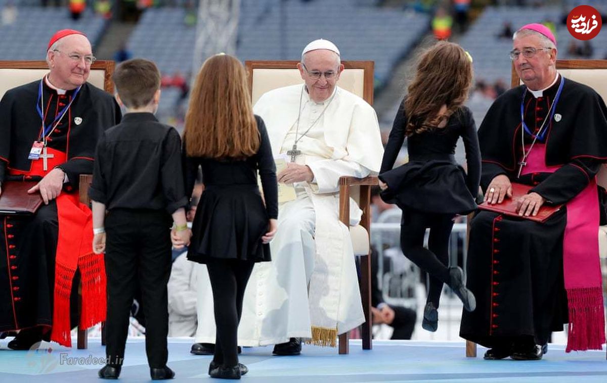 تصاویر/ سفر پر حاشیه پاپ به ایرلند