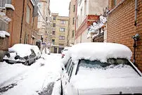 سیاه و سفید روز برفی