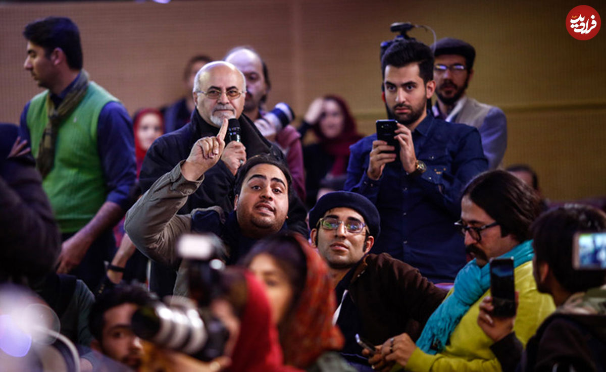 تصاویر/ درگیری پژمان بازغی با یک خبرنگار