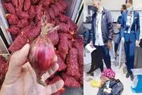 (عکس) ۱۰ میهماندار فیلیپین متهم به قاچاق پیاز 