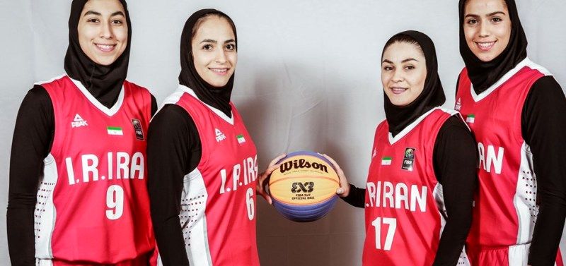 دختران بسکتبالیست ایران خود را نشان دادند