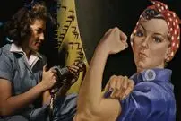 تصاویر| رُزی پرچ‌کار؛ نمادی که نقش زنان را در آمریکا تغییر داد