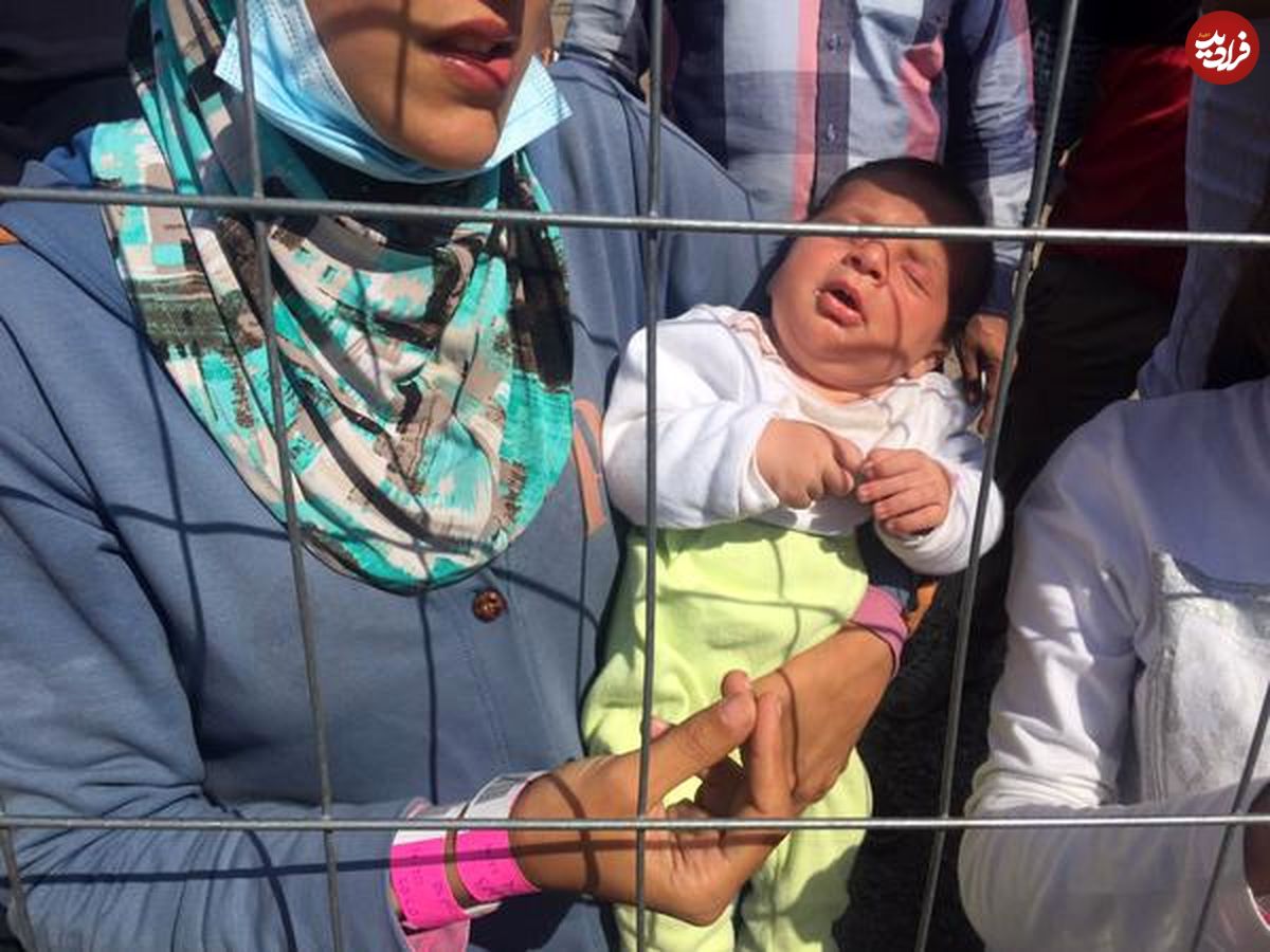 (تصاویر) پناهجویان سوری در قفس