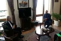دیدار مهران مدیری با نوبخت