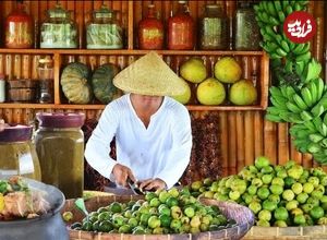 (ویدئو) غذای روستایی در چین؛ چیدن گواوا، تهیه مربا و پخت غذا با آن در طبیعت