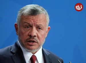 عکس| سفر در زمان؛ «ملک عبدالله، پادشان اردن و ملکه رانیا» در دیدار با پاپ؛ سال 1377