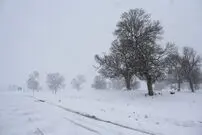 (ویدئو) اولین برف زیبای بهاری در استان فارس