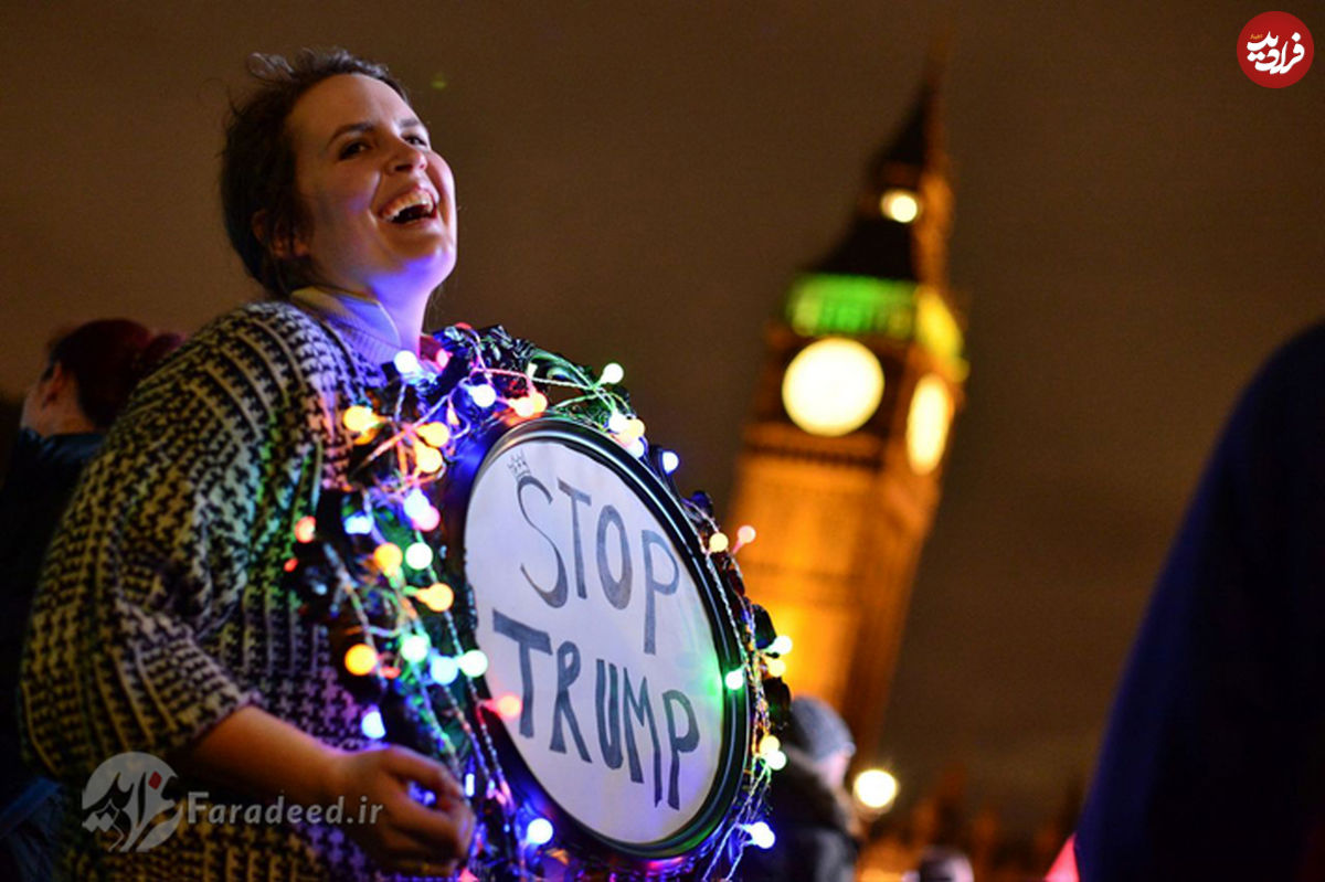 تصاویر/ تظاهرات علیه ترامپ در لندن