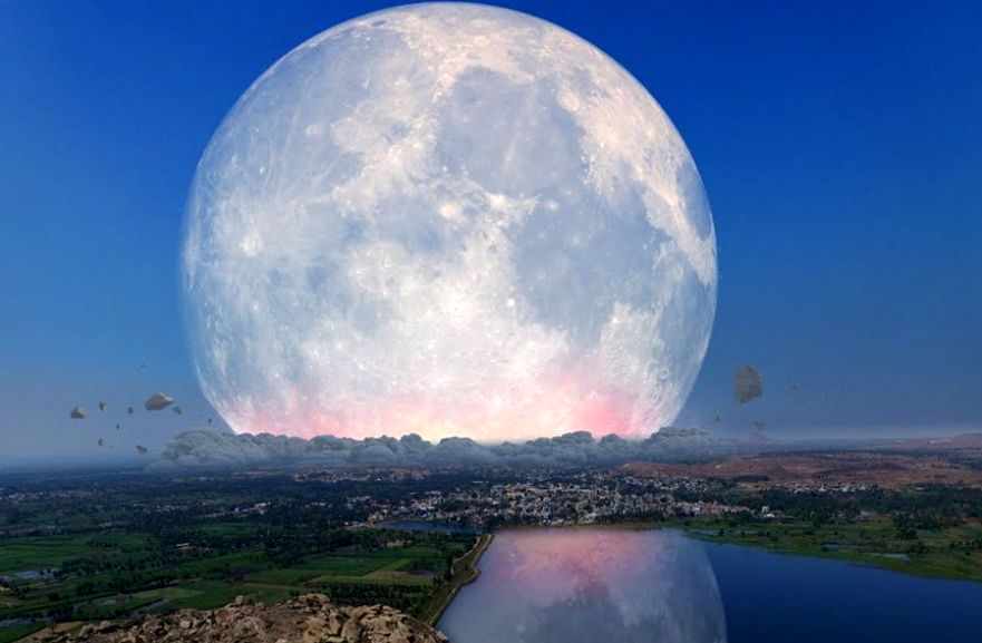 (ویدئو) وقتی ماه بیش از حد به زمین نزدیک می شود!