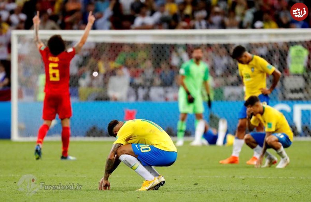 تصاویر/ اشک هواداران برزیل هم درآمد