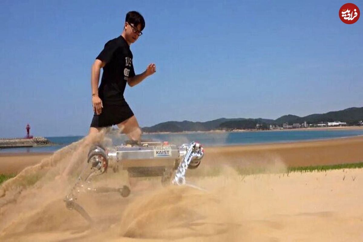 سگ رباتیکی که می‌تواند با سرعت ۳ متر بر ثانیه روی شن بدود