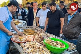 ببینید؛ غذای خیابانی در ازبکستان؛ پخت نان تنوری، کایماک صبحانه و کله پاچه در کوکند